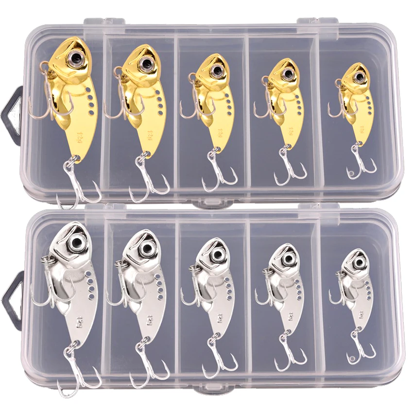 Fishing Lure Spoon - 5 Buah Umpan Pancing Sendok VIB