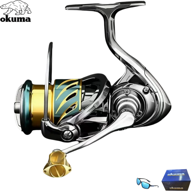 Kastking Reel Zephyr - OKUMA 1000-7000 Reel Pemintal Serba Logam