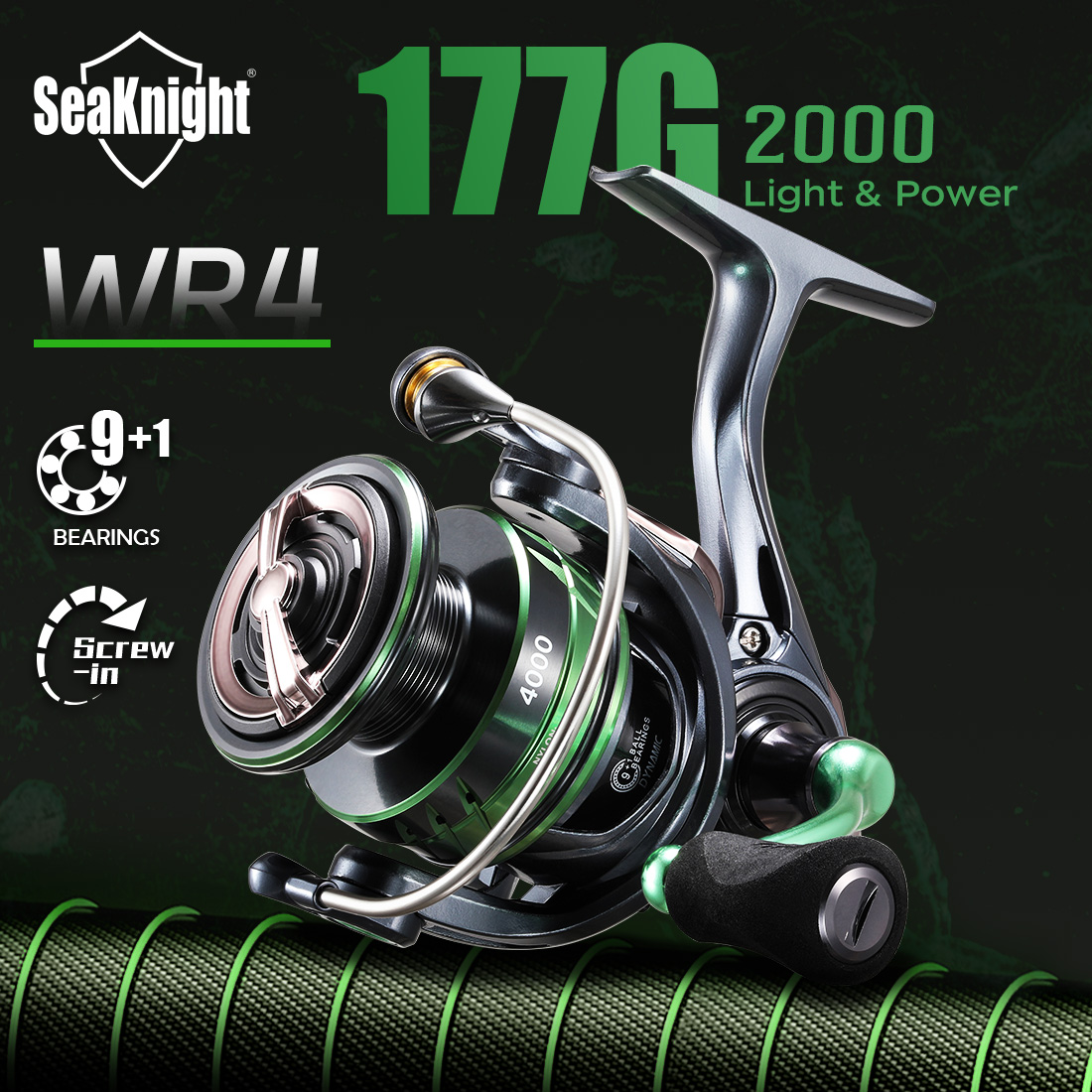 Kastking Reel Zephyr - Reel Pancing SeaKnight Brand WR4 Series