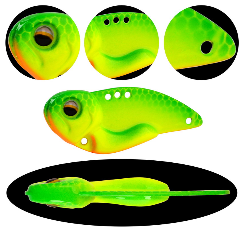 6 Buah Umpan Pancing VIB Logam - Fishing Lure Spoon ulasan dan harga