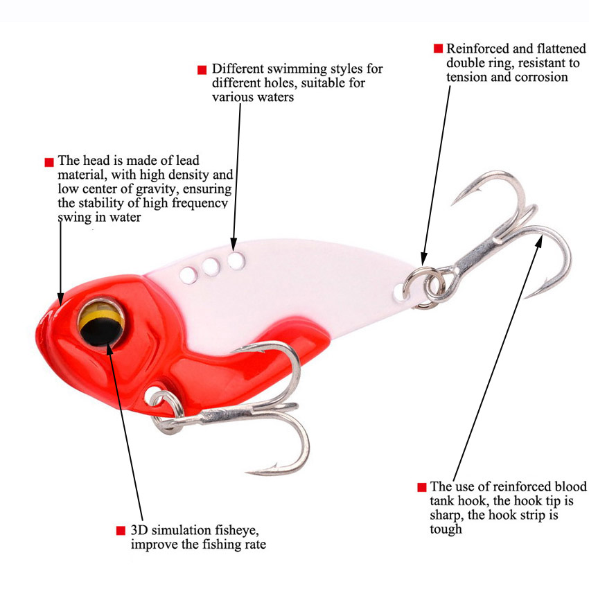 6 Buah Umpan Pancing VIB Logam - Fishing Lure Spoon ulasan dan harga