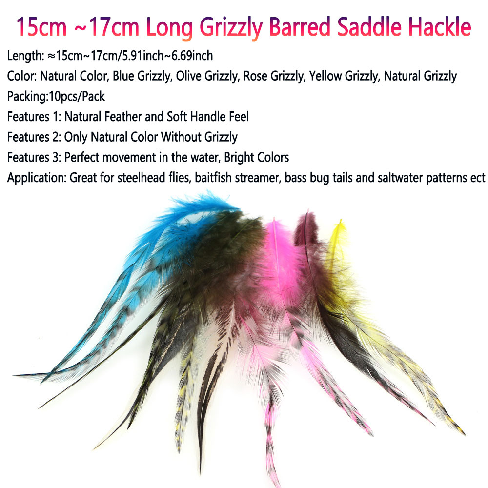 1-6 Paket Bulu Sadel Grizzly B - Fishing Lure Spinnerbait ulasan dan harga