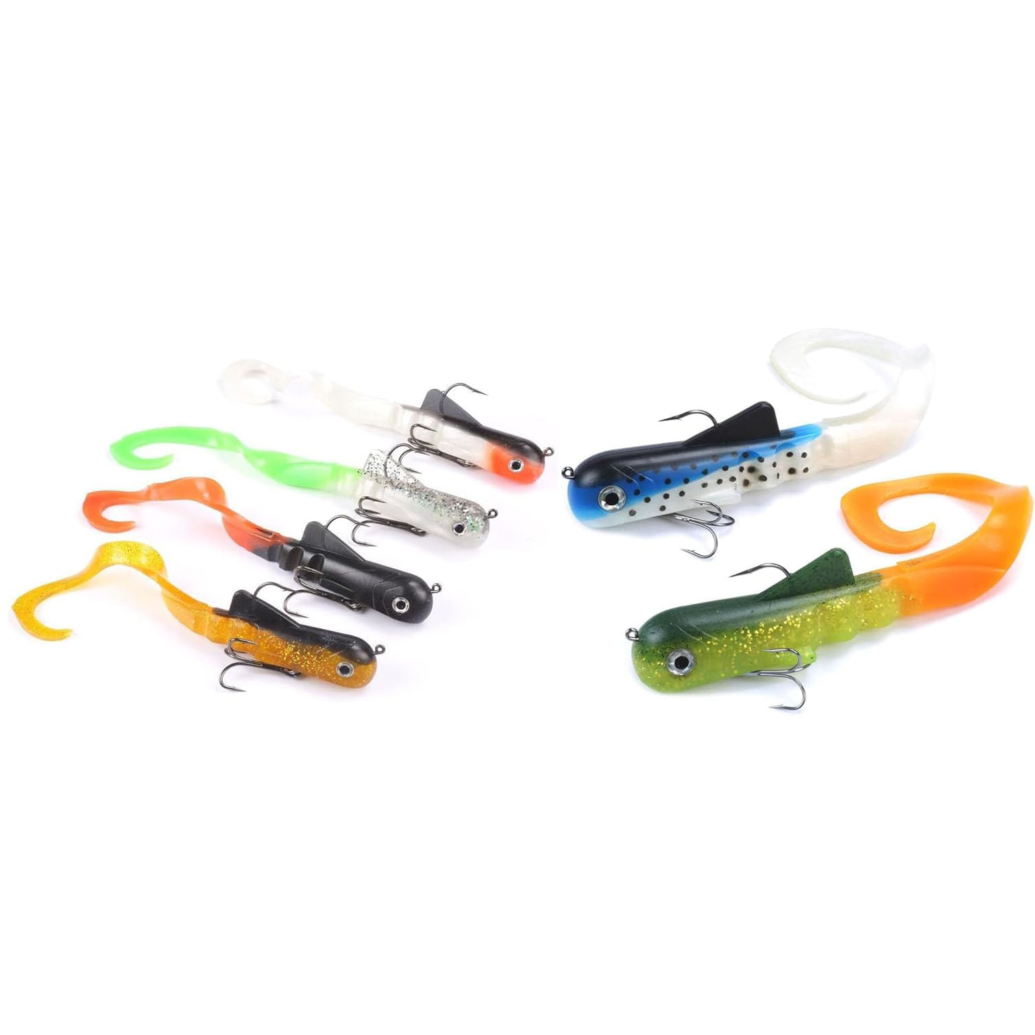 6 Buah/Lot Umpan Pancing Lembu - Fishing Lure Soft Plastic ulasan dan harga