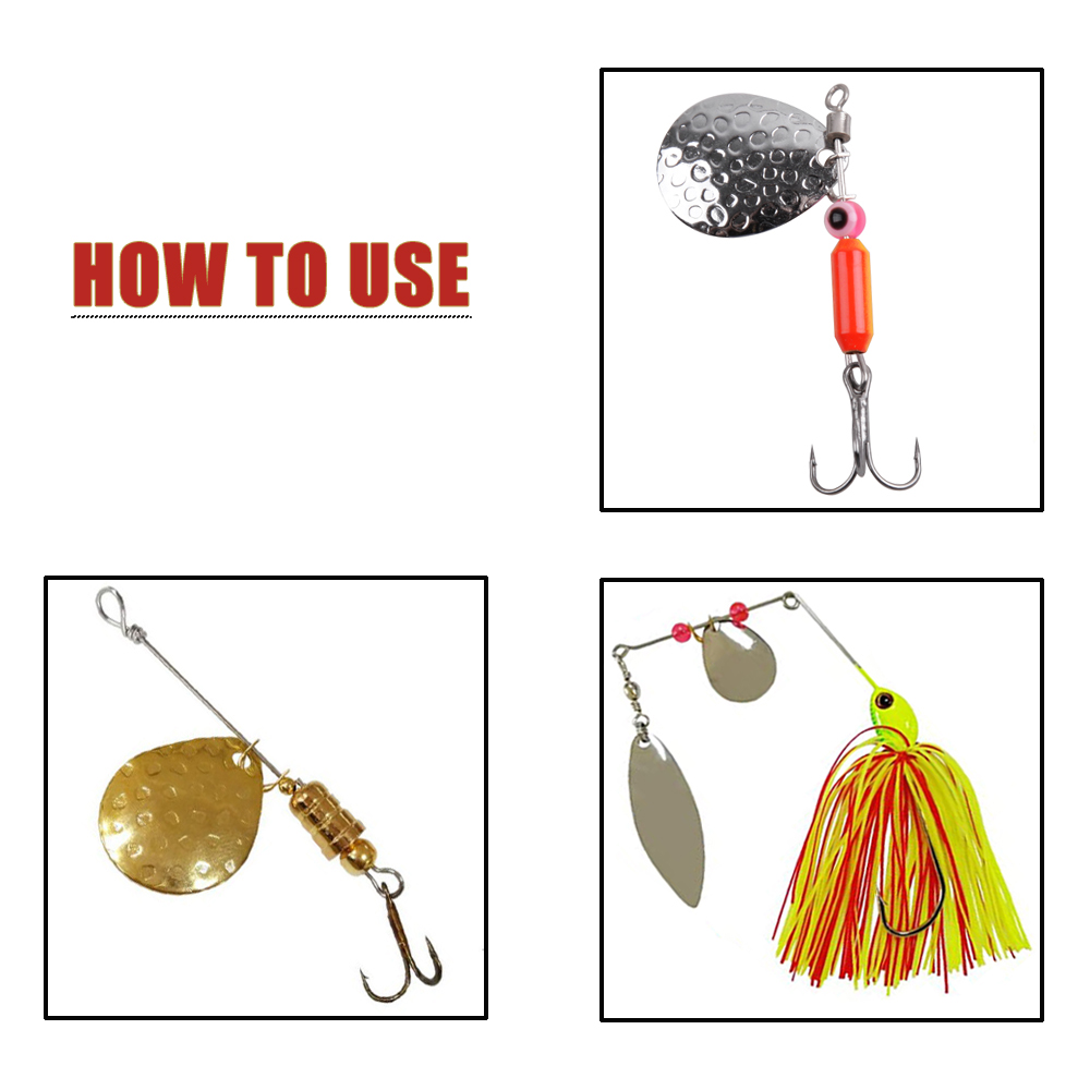 50 Buah Umpan Pancing Pemutar  - Fishing Lure Buzzbait ulasan dan harga